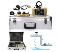 Underground Pipe Leak Detector with Touch Screen and Probes for Deep Water Detection in Industrial and Floor Heating Systems