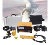 Underground Pipes Water Leak Detector for Construction Site, Professional Water Leak Detectors Equipment, Listening Leak Detection Kit with Digital Display & Earphone & Carrying Case,F999K