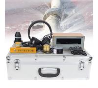 Underground Pipes Water Leak Detector for Construction Site, Professional Water Leak Detectors Equipment, Listening Leak Detection Kit with Digital Display & Earphone & Carrying Case,F999K