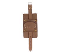 Underground Toys Official Doctor Who Vortex Manipulator Replica Watch - Brown Leather Cuff Strap - Adult Unisex - Science Fiction Theme - DR234 Model