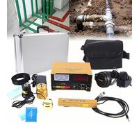 Underground Water Leak Detector, Professional High Precision Geophone Sensor, 1-4 Gear Adjustable, Digital Display & Carrying Case for Home and Outdoor Use