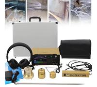 Underground Water Leak Detector,Professional Plumbing Leak Detection Tool,Water Pipe Leakage Monitor 4 Adjustable Gears with Listening Rod & LCD Screen& Noise-Cancelling Headset