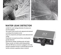 Underground Water Pipe Leak Detector, Water Pipe Leak Detector with Headphone Underground Leak Detector for Usb Sound Adjustment Water Pipe Leak Detector for Construction Pipes