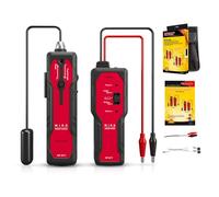 Underground Wire Locator, Underground Wire Tracer Tone Generator Kit with Earphone Cable Tester for Locating Pet Fence/Electrical/Breakage Cables/Wall-Through Cables, Metal Pipes NF-817