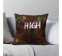 Underland Fly You High Square Pillowcase Polyester Linen Velvet Printed Zip Decorative Home Cushion Cover