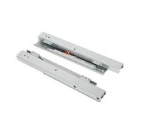 Undermount Drawer Slides, Bottom Mount Invisible Soft Close Pull Out Drawer Runners, 1 Pair Full Extension Hidden Ball Bearing Bottom Rail, Shelf Floor Slide for Kitchen Cabinet (Silver, 28inch700mm)