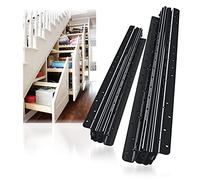Undermount Heavy Duty Drawer Runners Slides Full Extension Bottom Fix Mounted 400 600 800 1000 mm Hidden Under Ball Bearing Metal Rails Guide Glide 120kg 1Pair (Bottom Mount, 16 inch (400mm))