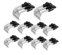 Undermount Sink Brackets 10 PCS Kitchen Sink Fixing Clips Stainless Steel Arc Shaped Mounting Brackets Adjustable Installation Fastener for Kitchen Repair