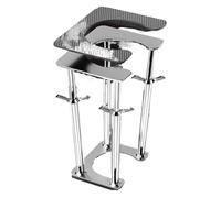 Undermount Sink Brackets, Telescopic Hand Basin Support Poles Kitchen Sink Repair Kit(Height 56 66 cm(22" 26"))