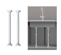 Undermount Sink Support Brackets, Adjustable Stainless Steel Legs for Kitchen and Bathroom Installation