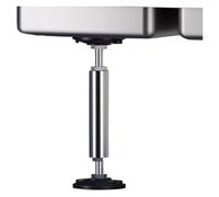 Undermount Sink Support Brackets, Stainless Steel Under Basin Bracket Telescopic Sink Repair Kit(Height 22 37cm)