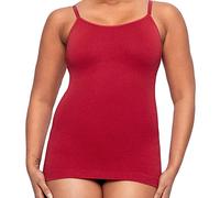 Underoutfit Everyday Shape Wear Cami for Women - Tummy and Love Handle Control - Small to Plus Sizes, Red, XXL