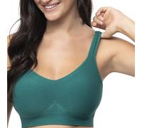 Underoutfit Wireless Compression Everyday Bras for Women - Small to Plus Sizes, Aventurine, XL