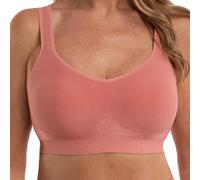 Underoutfit Wireless Compression Everyday Bras for Women - Small to Plus Sizes, Dusty Rose, L
