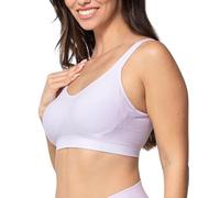 Underoutfit Wireless Compression Everyday Bras for Women - Small to Plus Sizes, Lilac, M