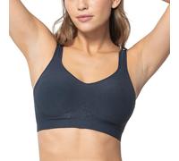 Underoutfit Wireless Compression Everyday Bras for Women - Small to Plus Sizes, Navy, M