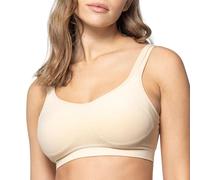 Underoutfit Wireless Compression Everyday Bras for Women - Small to Plus Sizes, Nude, L
