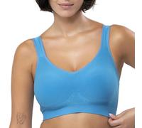 Underoutfit Wireless Compression Everyday Bras for Women - Small to Plus Sizes, Wave Ride, S