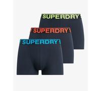 Superdry M3110450b Trunk Boxers 3 Units Blue 2XL Men
