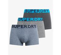 Superdry M3110450b Trunk Boxers 3 Units Grey L Men