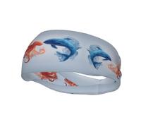Undersea animals fighting Moisture Wicking Workout Headband, Sweatband Headbands for Running,Cycling,Football,Yoga,Hairband for Women and Men