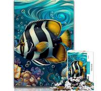 Undersea Fish 1000 Piece Jigsaw Puzzle for Adults Teens,Decompressing Intellectual Educational Toy Secret Santa Gifts (50x75cm)