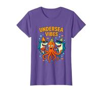 Undersea Vibes - Sharks & Octopus T-Shirt