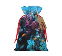 Undersea World Gift Bag with Handles and tag, Perfect for Christmas, Birthday, Wedding or Daily Gift - (S)