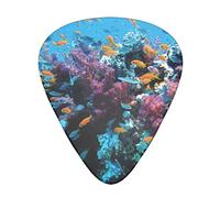Undersea World Printed Guitar Picks 12 Pack Picks Sampler With Storage Box For Guitar Bass Ukulele 0.46mm