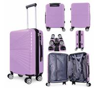 Underseat 45 X 36 x 20 cm Travel Trolley Case with Detachable Wheels (T-HC-US-1811) (Light Purple)