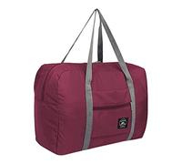 Underseat Cabin Bag, Foldable Travel Duffel shoulder Weekend Overnight Bag with Trolley Sleeve, Water-Resistant Hand Luggage Case Holdall Bags for Women Men, Sports Gym Bags Travel Accessories