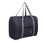 Underseat Cabin Bag, Foldable Travel Duffel shoulder Weekend Overnight Bag with Trolley Sleeve, Water-Resistant Hand Luggage Case Holdall Bags for Women Men, Sports Gym Bags Travel Accessories