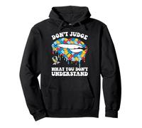 Understand Accept Support Autism Spectrum Disorder Awareness Pullover Hoodie