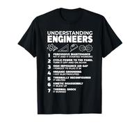 Understanding Engineers Engineering Humor Nerds Geek Humor T-Shirt