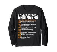 Understanding Engineers Funny STEM Nerd Humor Long Sleeve T-Shirt