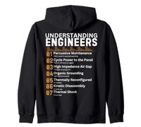 Understanding Engineers Funny STEM Nerd Humor Zip Hoodie