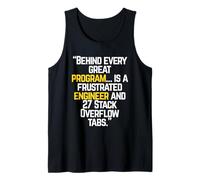 Understanding Programmers - Funny Sarcastic Engineering Tank Top