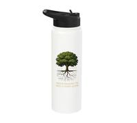Understanding Root of Every Action Psychology Stainless Steel Insulated Water Bottle