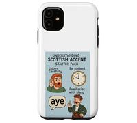 Understanding Scottish Accent - Starter Pack Cartoon Design Case for iPhone 11
