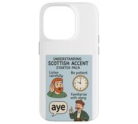 Understanding Scottish Accent - Starter Pack Cartoon Design Case for iPhone 14 Pro