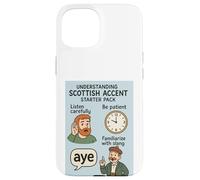 Understanding Scottish Accent - Starter Pack Cartoon Design Case for iPhone 15