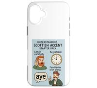 Understanding Scottish Accent - Starter Pack Cartoon Design Case for iPhone 16 Plus