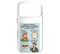 Understanding Scottish Accent - Starter Pack Cartoon Design Case for iPhone 17 Pro