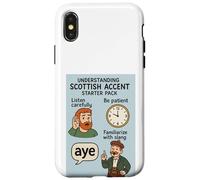 Understanding Scottish Accent - Starter Pack Cartoon Design Case for iPhone X/XS