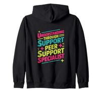 Understanding Support Peer Support Specialist, Peer Coach Zip Hoodie
