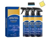 Undersunny Car Shine, Quick Effect Car Coating Spray, Scratch Quick Repair, 2025 Upgraded Waterless Wash Polish, Paint Protection and Glass Cleaner, New Cars Coating Spray(3pcs)