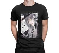 Undertaker Black Butler T Shirts Men Funny 100% Cotton Tee Shirt Crewneck Short Sleeve T Shirt Gift Idea Tops Black M