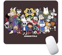 Undertale Sans Indie Video Game Non-Slip Mousepad Gaming Computer Mouse Pad Gaming Desktop Laptop Mouse Pad with Stitched Edge 7.1 x 8.7 inches