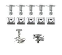 Undertray Under tray Engine Under Cover Fixing Metal Clips Shield Trim Panel Screw Fit For VW Audi A3 A4 A6 A8 TT VW Skoda Auto 8D0805960, 8D0805121 (5)