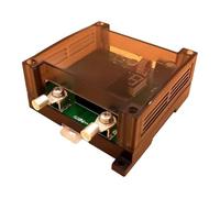 Undervoltage Protector for Automotive & Industrial Use, 9V-60V Input, 60A Load Capacity with Adjustable Cut-Off/Restore Voltage, Real-Time Digital Display, Brass Terminals, PC Housing - Green